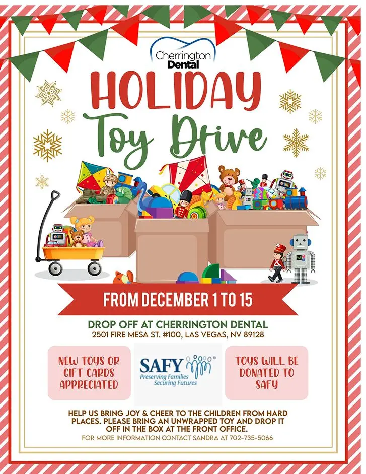Holiday Toy Drive Flyer